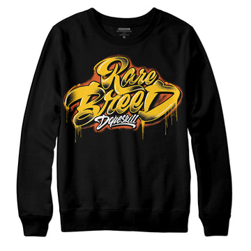 Yellow Sneakers DopeSkill Sweatshirt Rare Breed Type Graphic Streetwear - Black