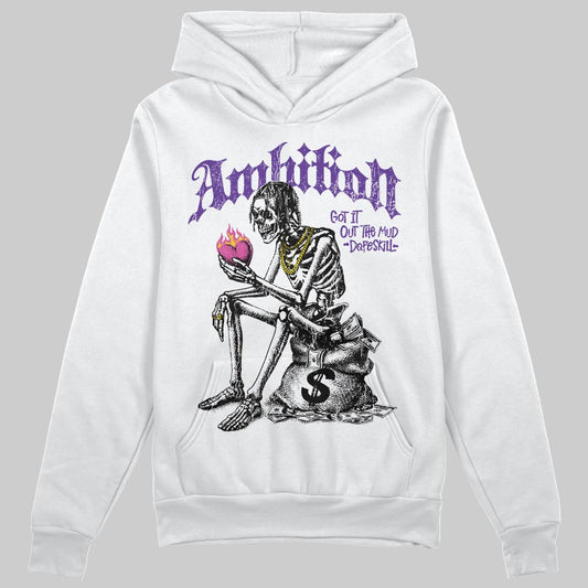 PURPLE Sneakers DopeSkill Hoodie Sweatshirt Ambition Graphic Streetwear - White