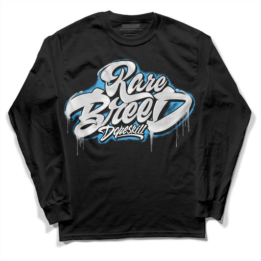 Dunk Low ‘Pure Platinum’ DopeSkill Long Sleeve T-Shirt Rare Breed Type Graphic Streetwear - black