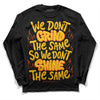 Yellow Sneakers DopeSkill Long Sleeve T-Shirt Grind Shine Graphic Streetwear - Black