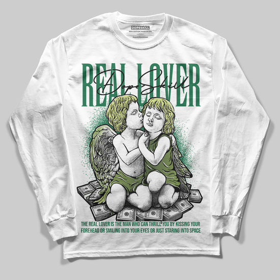 Foamposite Pro 'Pine Green' DopeSkill Long Sleeve T-Shirt Real Lover Graphic Streetwear - White
