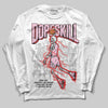 Awake NY x Air Jordan 5 Arctic Pink DopeSkill Long Sleeve T-Shirt Thunder Dunk Graphic Streetwear - White