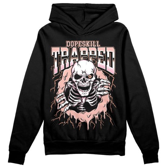 Jordan 11 Low “Legend Pink” DopeSkill Hoodie Sweatshirt Trapped Halloween Graphic Streetwear - Black