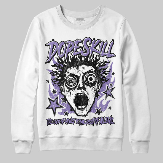Jordan 11 "Mojave" DopeSkill Sweatshirt Root of Evil Graphic Streetwear - White
