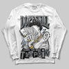 Jordan 5 Retro Wolf Grey (2026) DopeSkill Long Sleeve T-Shirt Sorry I've Been Trappin Graphic Streetwear - White