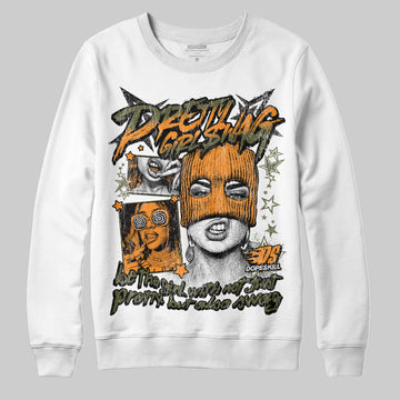 Jordan 5 “Olive” DopeSkill Sweatshirt Pretty Girl Swag Graphic Streetwear - White 