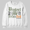 Jordan 4 Retro OG SP Undefeated (2025) DopeSkill Sweatshirt Protect Me From Evil Graphic Streetwear - White
