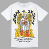 Yellow Sneakers DopeSkill T-Shirt Angels Graphic Streetwear - White 