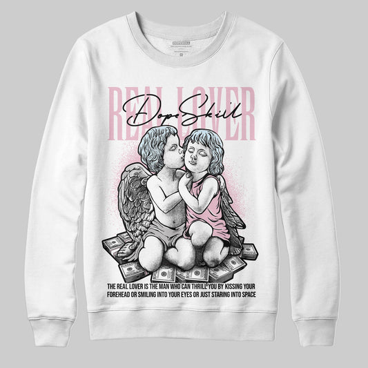 Jordan 5 OG “35th Anniversary” DopeSkill Sweatshirt Real Lover Graphic Streetwear - White
