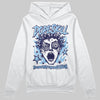 University Blue Sneakers DopeSkill Hoodie Sweatshirt Root of Evil Graphic Streetwear - White