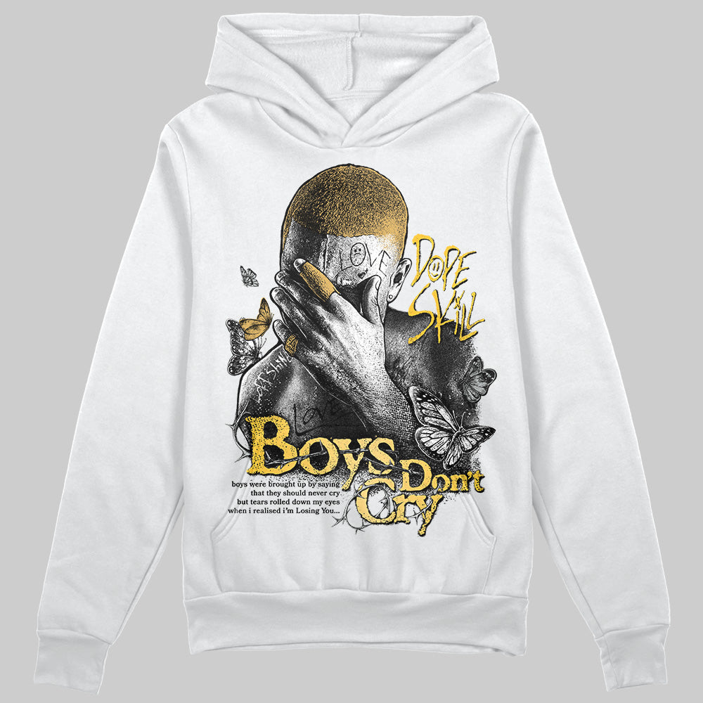 Jordan 12 "Phantom" DopeSkill Hoodie Sweatshirt Boys Don't Cry Graphic Streetwear - White