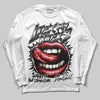 Jordan 11 “Bred Velvet” DopeSkill Long Sleeve T-Shirt Lick My Kicks Graphic Streetwear - White