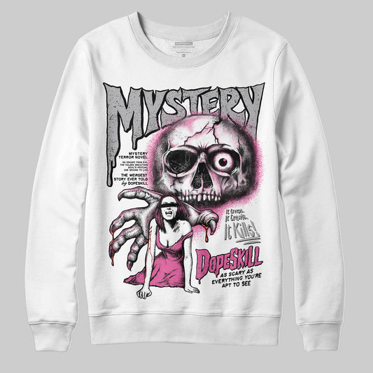 Asics Gel-Kayano 14 ‘Cream Sweet Pink’ DopeSkill Sweatshirt Mystery Ghostly Grasp Graphic Streetwear - White