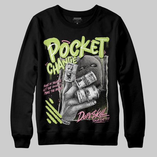 Chase B x Travis Scott x Jordan Jumpman Jack DopeSkill Sweatshirt Pocket Change Graphic Streetwear - black