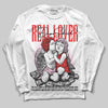 Awake NY x Air Jordan 5 Arctic Pink DopeSkill Long Sleeve T-Shirt Real Lover Graphic Streetwear - White