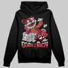 Jordan 4 “Sierra Red" DopeSkill Hoodie Sweatshirt Born To Be Rich Graphic Streetwear - Black