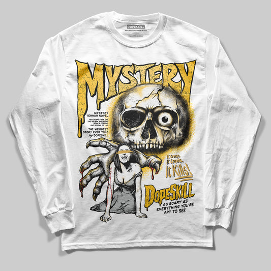 Jordan 12 "Phantom" DopeSkill Long Sleeve T-Shirt Mystery Ghostly Grasp Graphic Streetwear - White