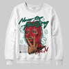 Jordan 3 Mexico 'El Vuelo' DopeSkill Sweatshirt Never Stop Hustling Graphic Streetwear - White