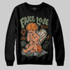 Jordan 4 Retro OG SP Undefeated (2025) DopeSkill Sweatshirt False Love Graphic Streetwear - Black
