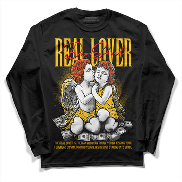 Yellow Sneakers DopeSkill Long Sleeve T-Shirt Real Lover Graphic Streetwear - Black