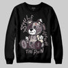 A Ma Maniére x Air Jordan 6 Retro “Smoky Mauve”⁠ DopeSkill Sweatshirt Smile Through The Pain Graphic Streetwear - Black