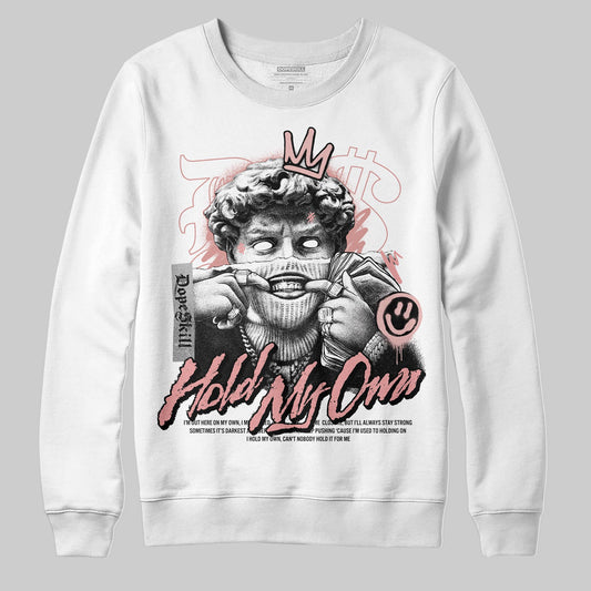 Jordan 40 “Dusty Rose” DopeSkill Sweatshirt In My Way Graphic Streetwear - White 