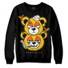 Yellow Sneakers DopeSkill Sweatshirt New Double Bear Graphic Streetwear - Black