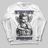 Jordan 4 Retro Lakers DopeSkill Long Sleeve T-Shirt Trust Nobody Graphic Streetwear - White