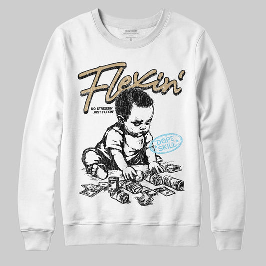 Jordan 11 City Pack “H-Town” DopeSkill Sweatshirt Flexin' Graphic Streetwear - White