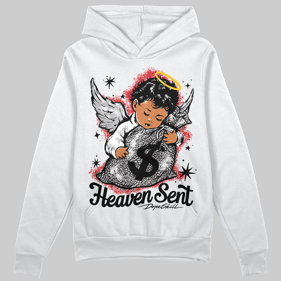 Jordan 3 OG “Black Cement” DopeSkill Hoodie Sweatshirt Heaven Sent Graphic Streetwear - White