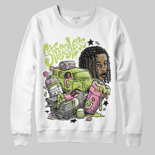 Chase B x Travis Scott x Jordan Jumpman Jack DopeSkill Sweatshirt Stressless Graphic Streetwear - White