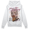 Jordan 11 Low “Legend Pink” DopeSkill Hoodie Sweatshirt Never Stop Hustling Graphic Streetwear - White