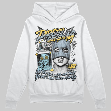 Jordan 13 “Blue Grey” DopeSkill Hoodie Sweatshirt Pretty Girl Swag Graphic Streetwear - White