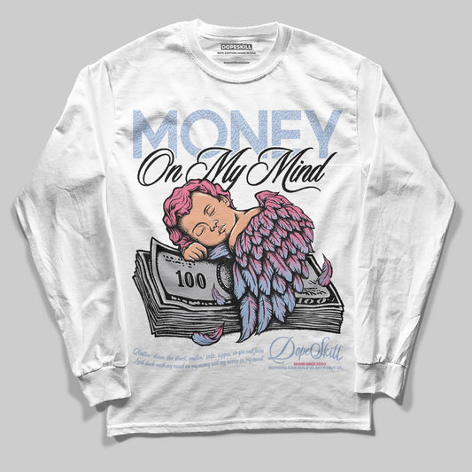 Jordan 3 GS “Cobalt Bliss” DopeSkill Long Sleeve T-Shirt MOMM Graphic Streetwear - White