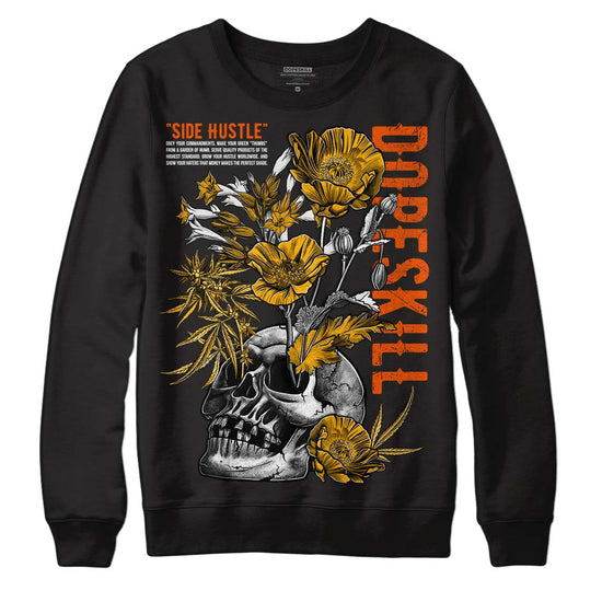 Dunk Low Championship Goldenrod (2021) DopeSkill Sweatshirt Side Hustle Graphic Streetwear - Black