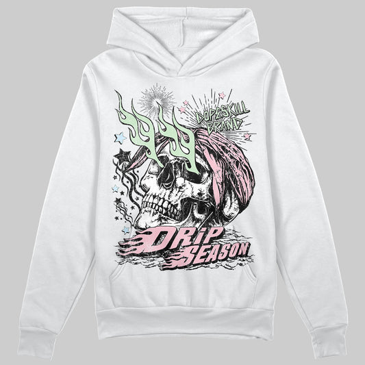 Jordan 4 Retro Valentine's Day (2026) (GS) DopeSkill Hoodie Sweatshirt Drip Season Graphic Streetwear - White