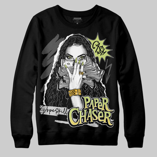 Jordan 4 GS “Light Lemon Twist” DopeSkill Sweatshirt NPC Graphic Streetwear - Black