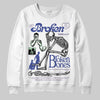 Jordan 1 Retro Low OG Zion Williamson Voodoo Alternate DopeSkill Sweatshirt Broken Bones Graphic Streetwear - White