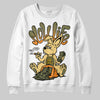 Olive Sneakers DopeSkill Sweatshirt Slow Life Graphic Streetwear - White