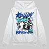 Royal Blue Sneakers DopeSkill Hoodie Got It Out The Mud Graphic Streetwear - White