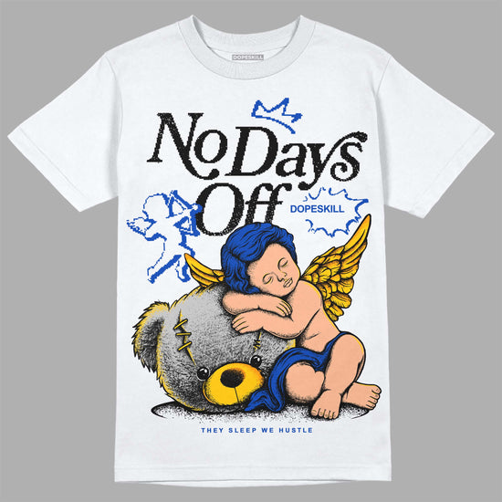 Jordan 14 “Laney” DopeSkill T-Shirt New No Days Off Graphic Streetwear - White