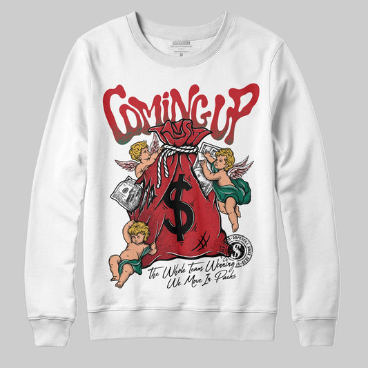 Jordan 3 Mexico 'El Vuelo' DopeSkill Sweatshirt Money Bag Coming Up Graphic Streetwear - White