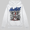 Royal Blue Sneakers DopeSkill Hoodie Sweatshirt Heartless Graphic Streetwear - White