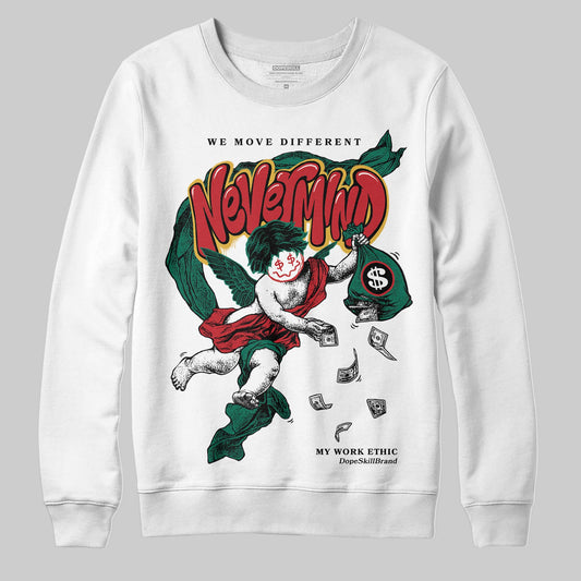 Jordan 3 Mexico 'El Vuelo' DopeSkill Sweatshirt Nevermind Graphic Streetwear - White