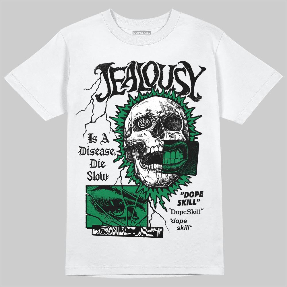 Green Sneakers DopeSkill T-Shirt Jealousy Graphic Streetwear - White