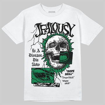 Green Sneakers DopeSkill T-Shirt Jealousy Graphic Streetwear - White