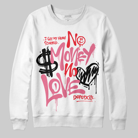 Diesel Pink S - Serendipity Pro-X1 Trainers DopeSkill Sweatshirt No Money No Love Typo Graphic Streetwear - White