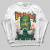 Green Sneakers DopeSkill Long Sleeve T-Shirt Drip Harder Graphic Streetwear - White 