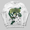 Foamposite Pro 'Pine Green' DopeSkill Long Sleeve T-Shirt Nevermind Graphic Streetwear - White