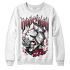 Jordan 1 Retro High '85 OG Metallic Burgundy DopeSkill Sweatshirt Money On My Mind Graphic Streetwear - WHite 